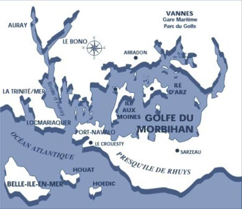 Вилла Entre Golfe Et Ocean La Trinite-Surzur Экстерьер фото
